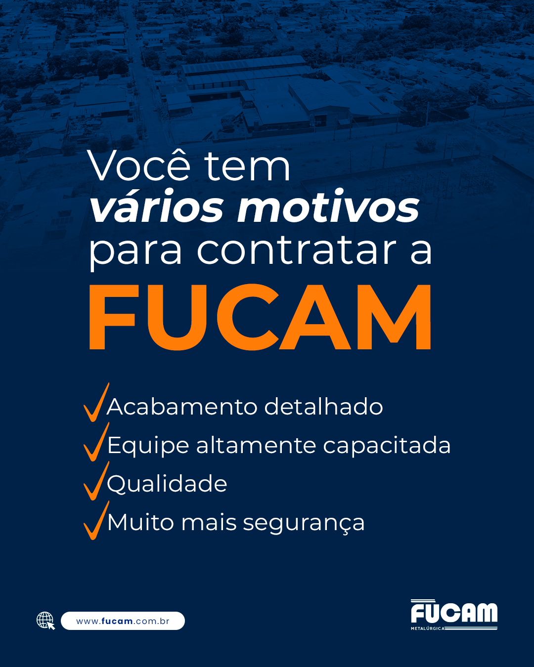 Confie na FUCAM para transformar suas ideias em resultados concretos e duradouros! - Fucam Metalúrgica